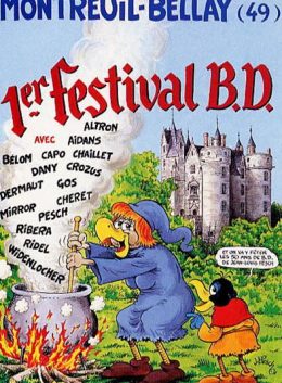 affiche montreuil-bellay festival bd 2000